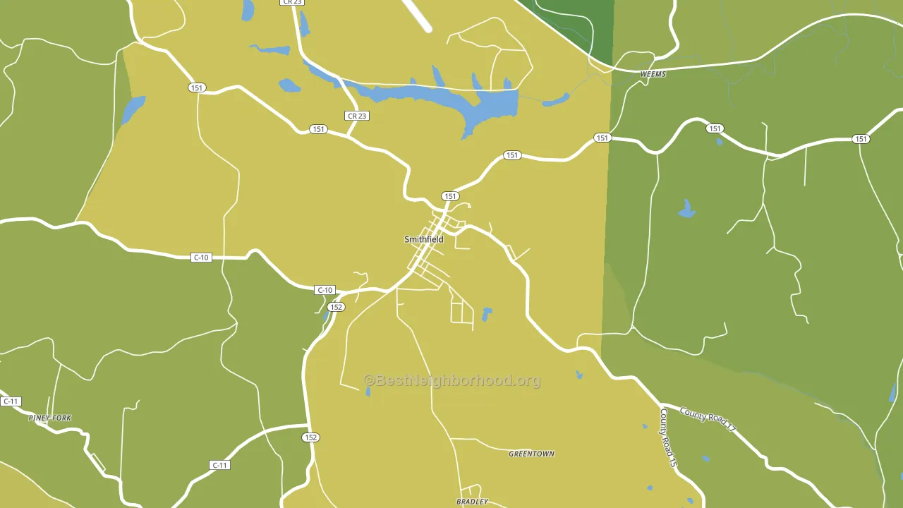 43948, OH block-group voter-turnout map