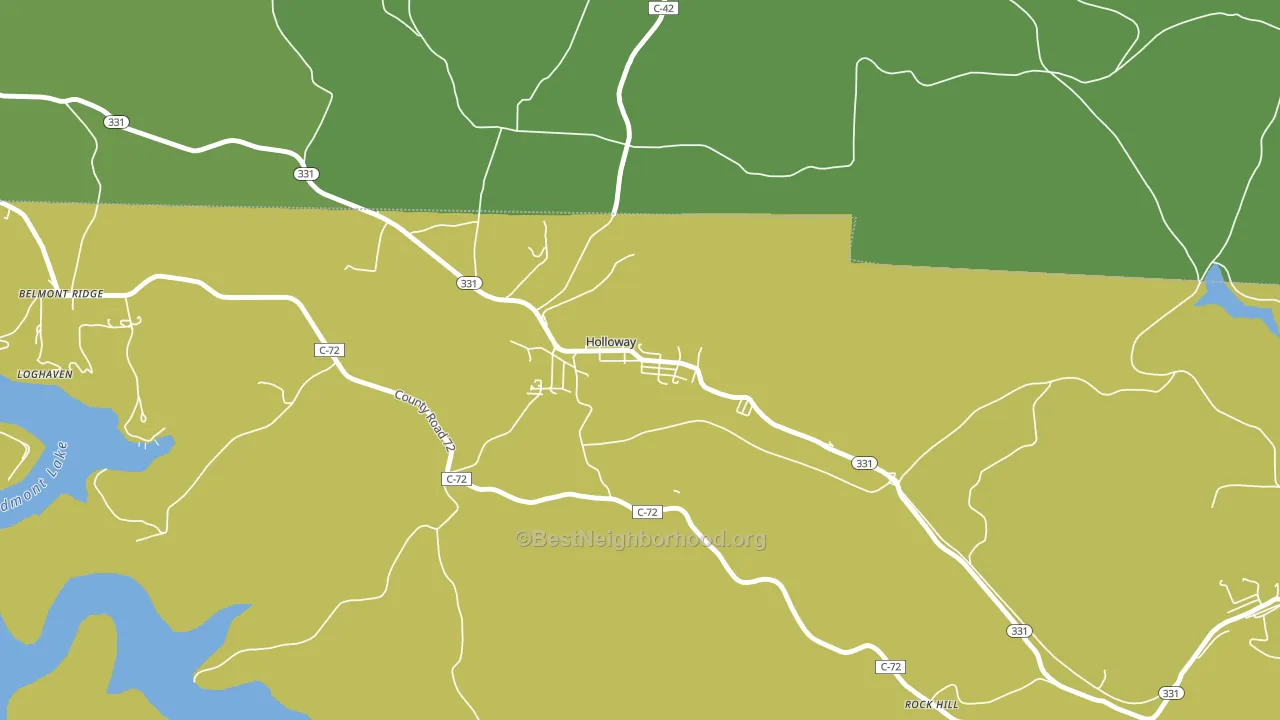 43985, OH block-group voter-turnout map