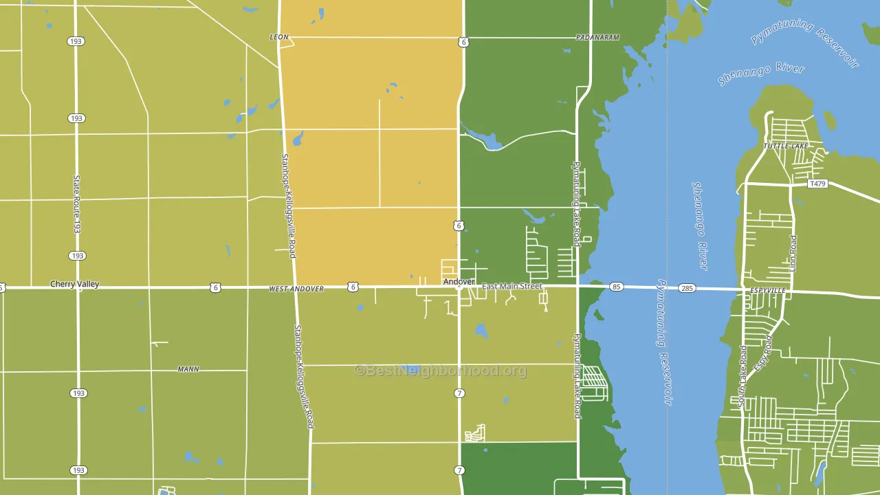 44003, OH block-group voter-turnout map