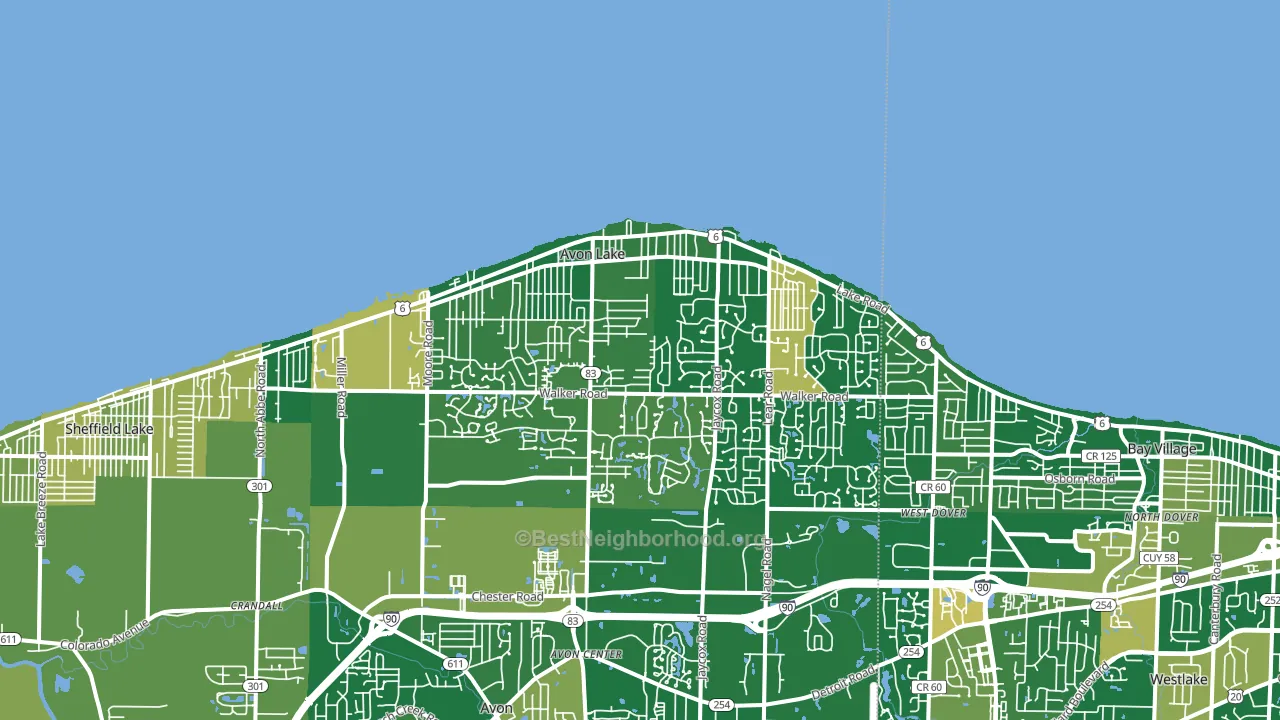 44012, OH block-group voter-turnout map