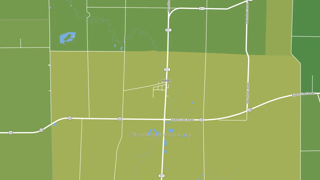 44049, OH block-group voter-turnout map