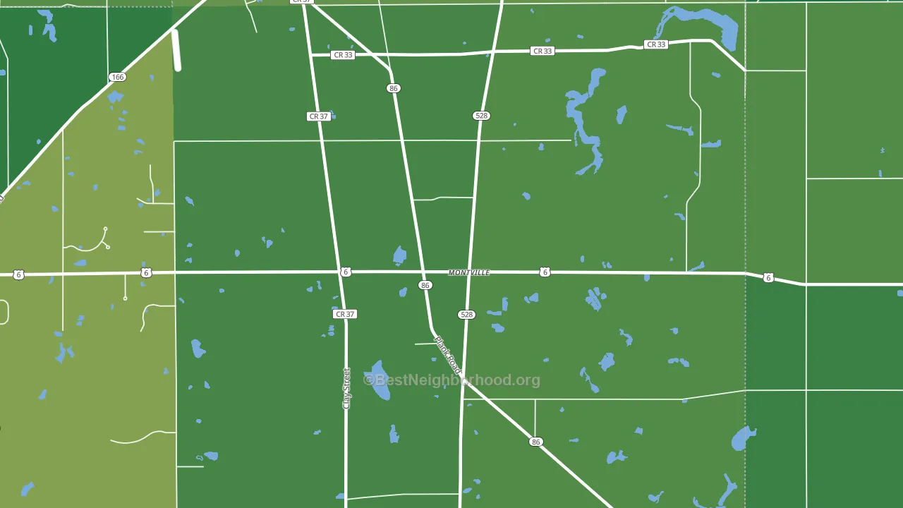 44064, OH block-group voter-turnout map
