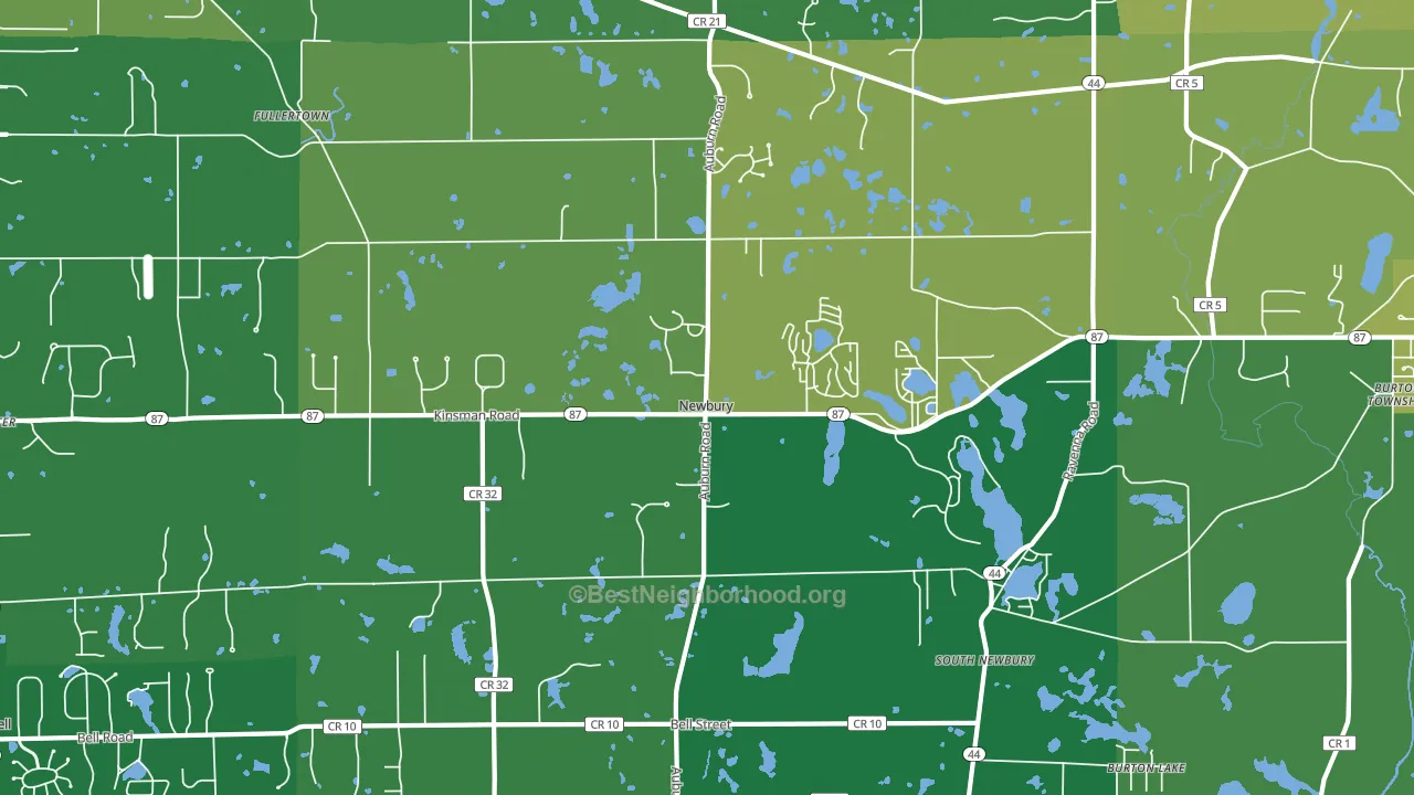 44065, OH block-group voter-turnout map