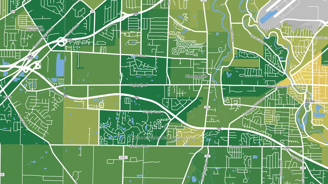 44138, OH block-group voter-turnout map
