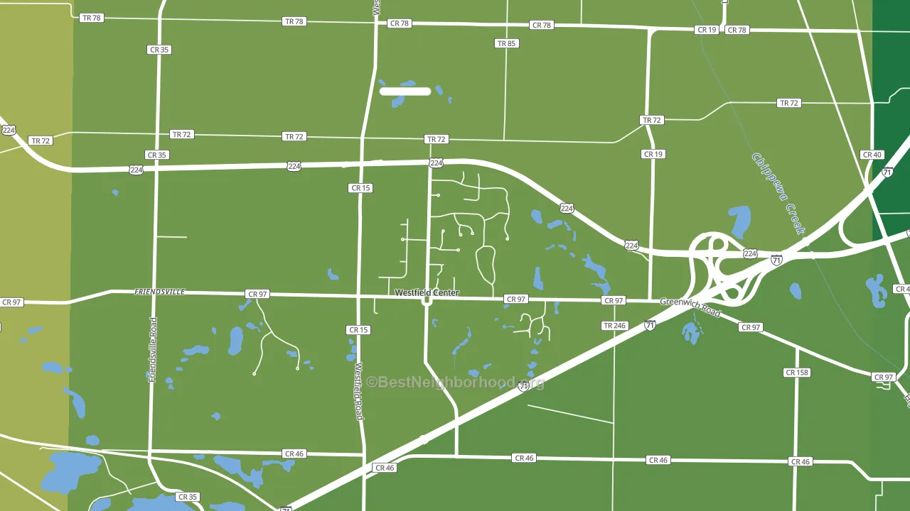 44251, OH block-group voter-turnout map