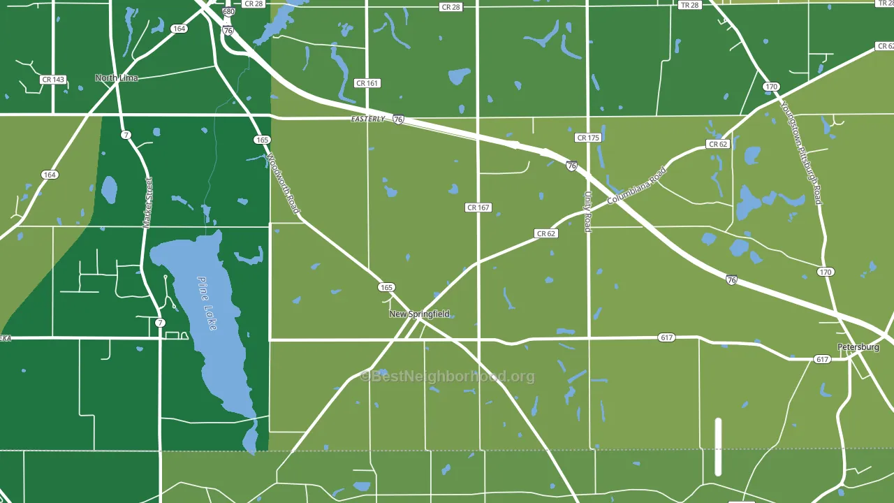 44443, OH block-group voter-turnout map