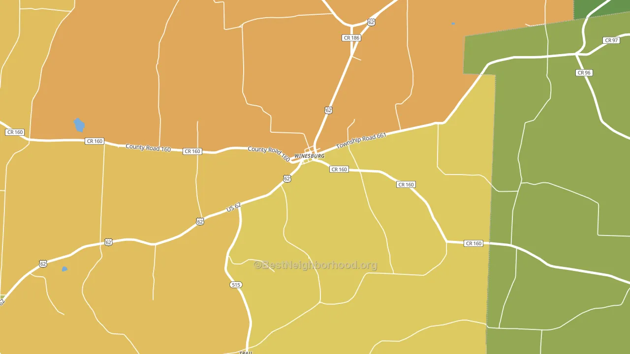 44690, OH block-group voter-turnout map