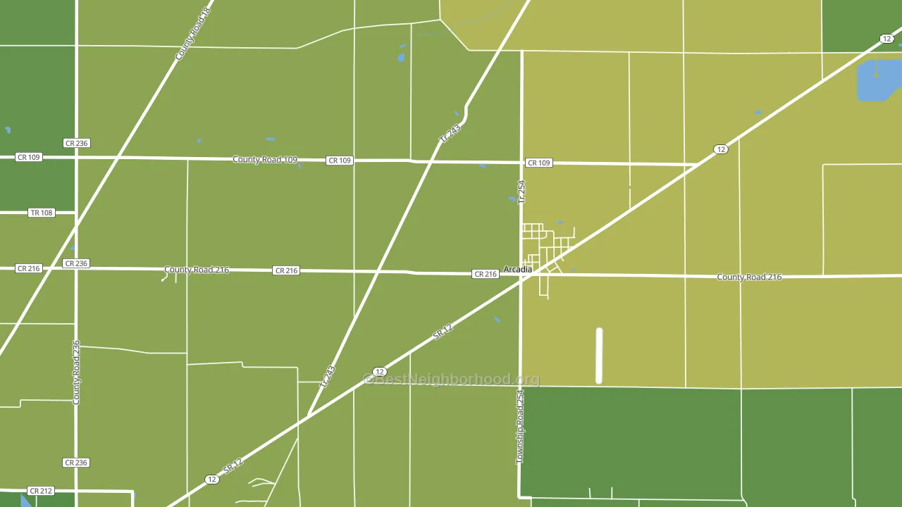 44804, OH block-group voter-turnout map