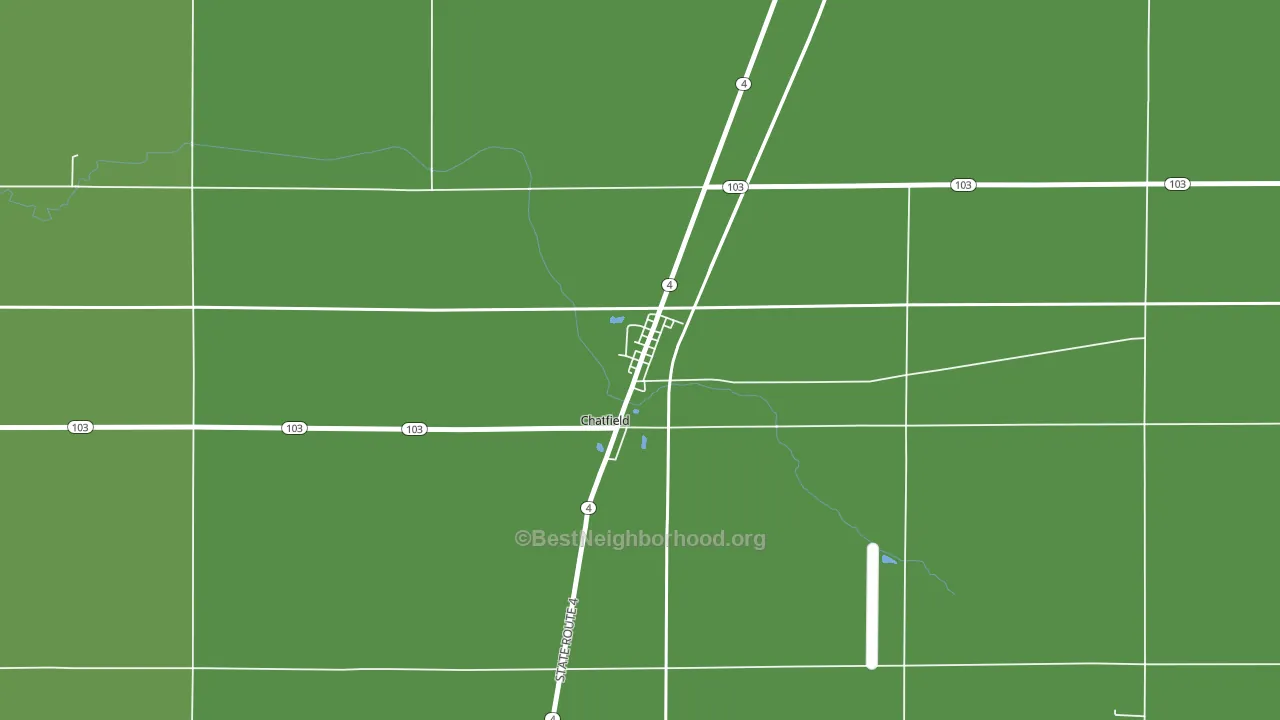 44825, OH block-group voter-turnout map