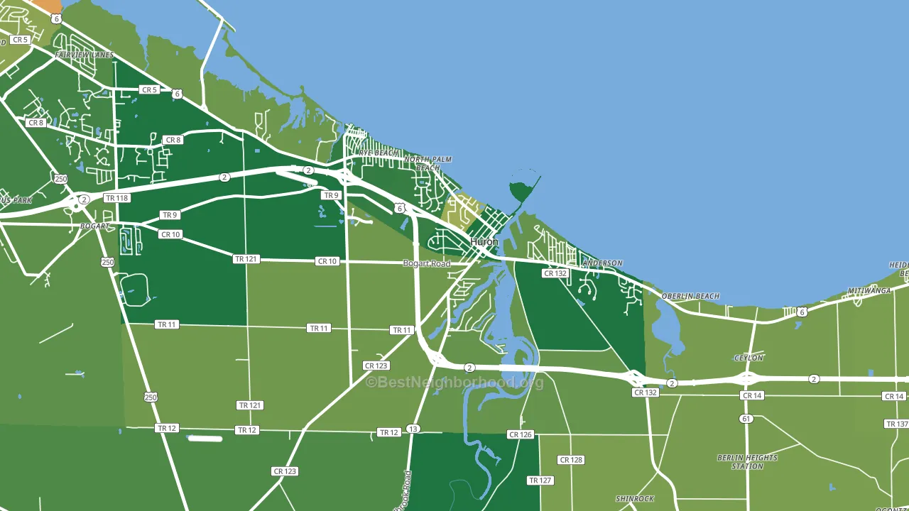 44839, OH block-group voter-turnout map