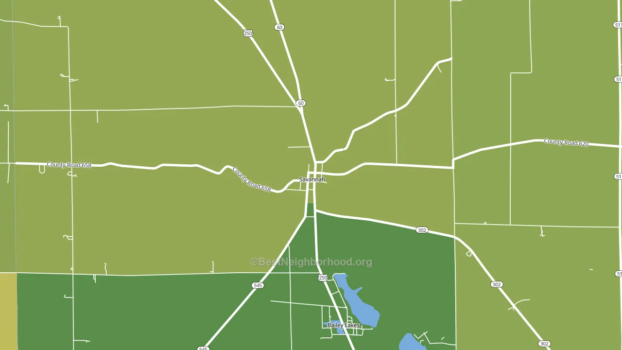 44874, OH block-group voter-turnout map