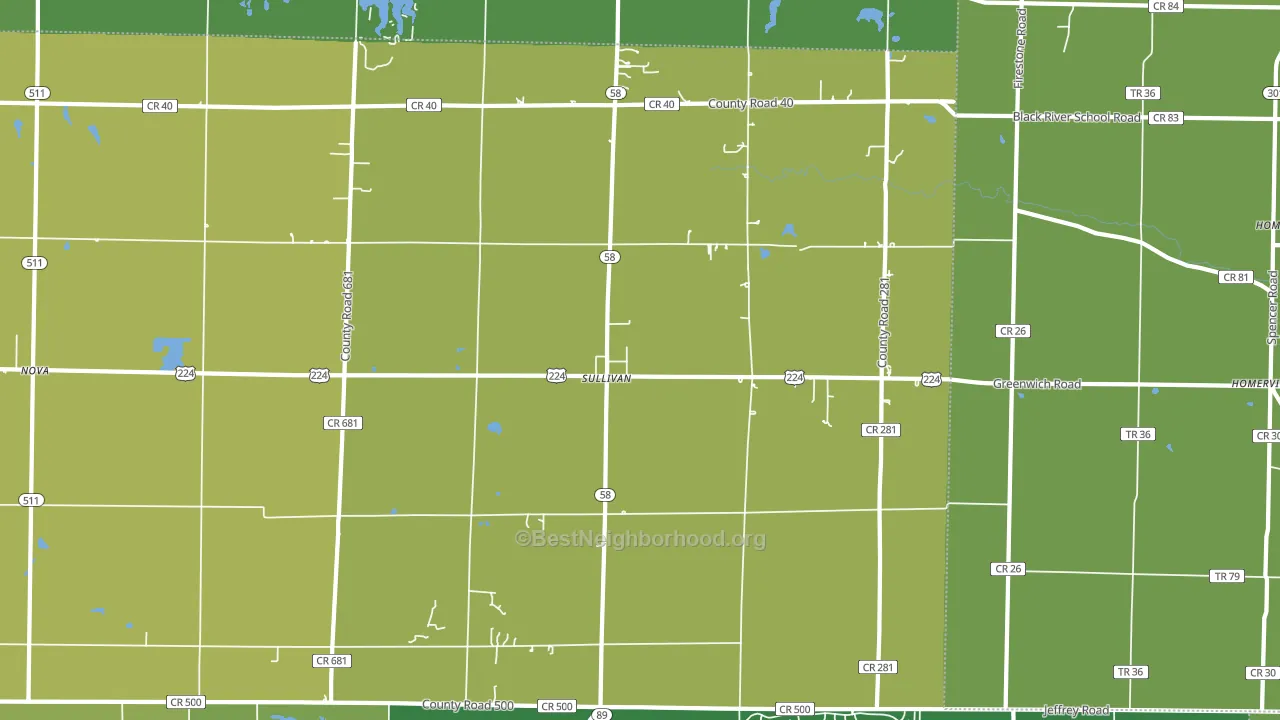 44880, OH block-group voter-turnout map