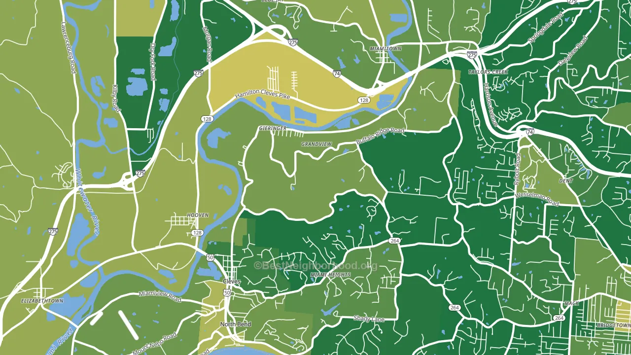 45002, OH block-group voter-turnout map