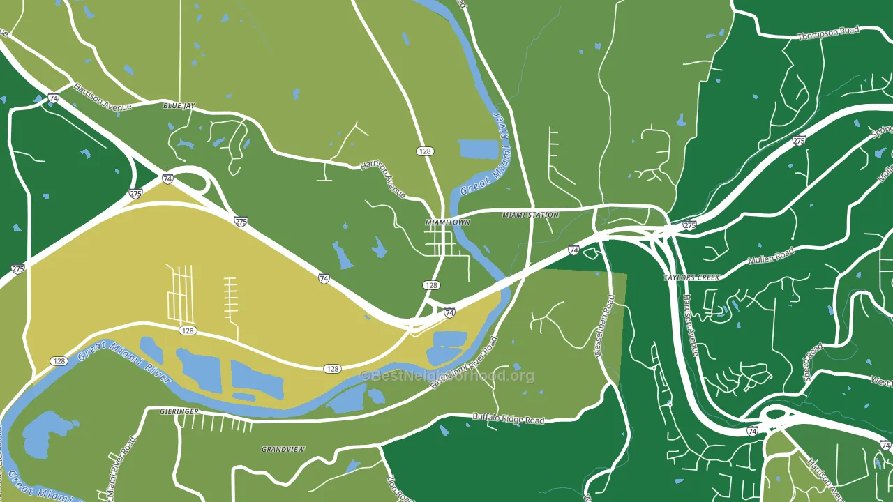 45041, OH block-group voter-turnout map