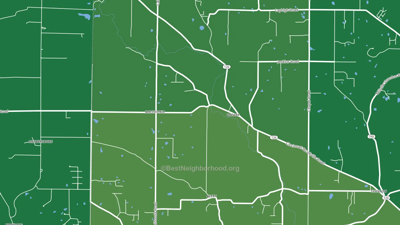 45053, OH block-group voter-turnout map
