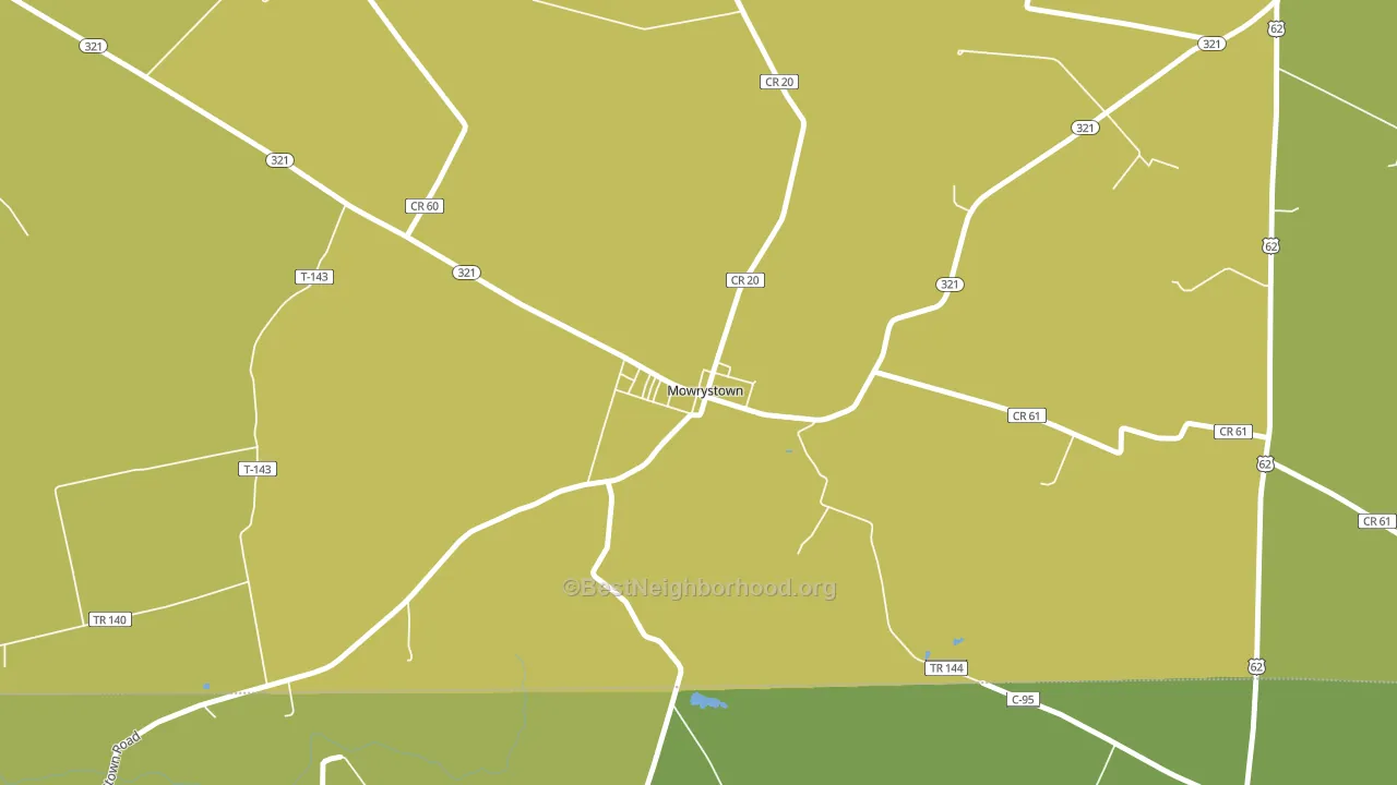 45155, OH block-group voter-turnout map