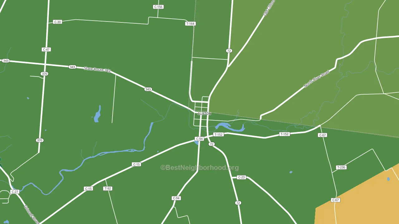 45316, OH block-group voter-turnout map