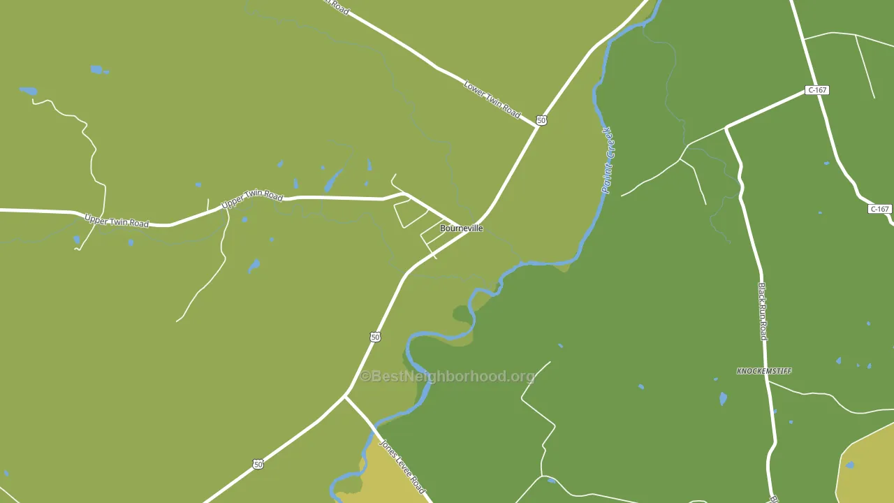 45617, OH block-group voter-turnout map