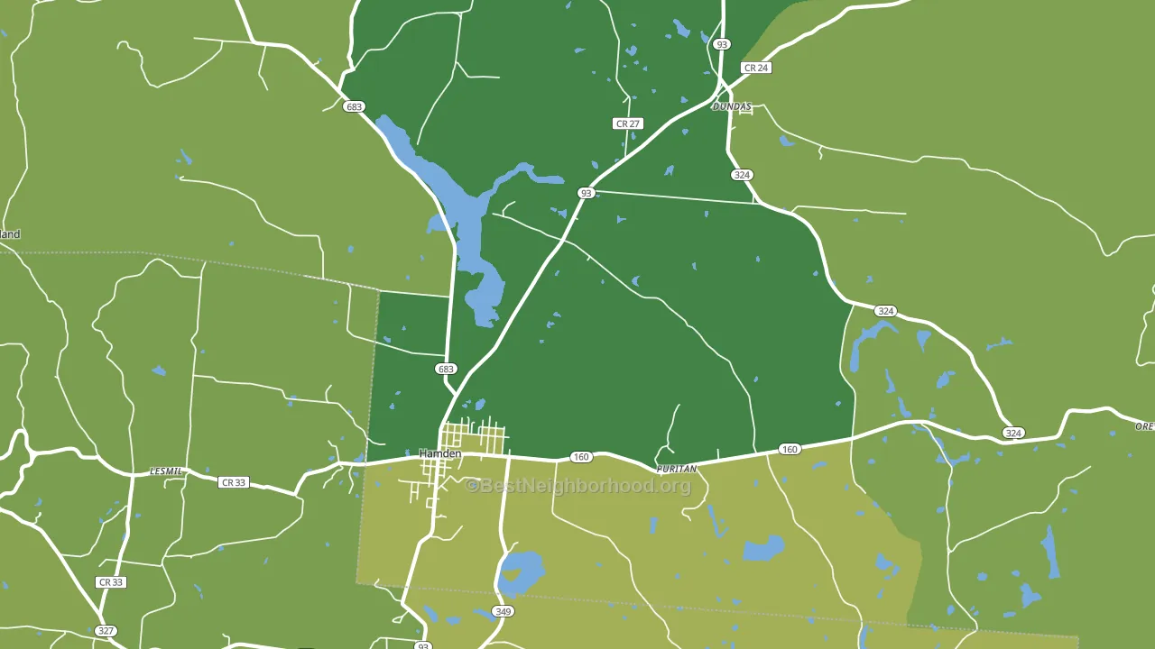 45634, OH block-group voter-turnout map
