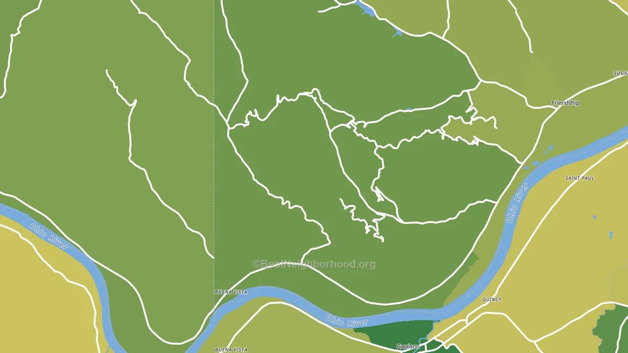 45684, OH block-group voter-turnout map
