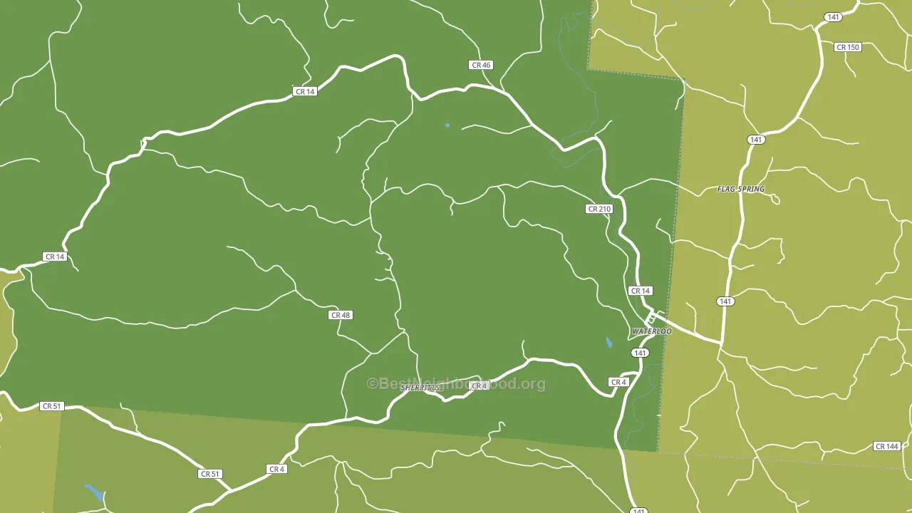 45688, OH block-group voter-turnout map