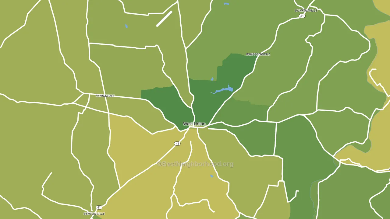 45693, OH block-group voter-turnout map