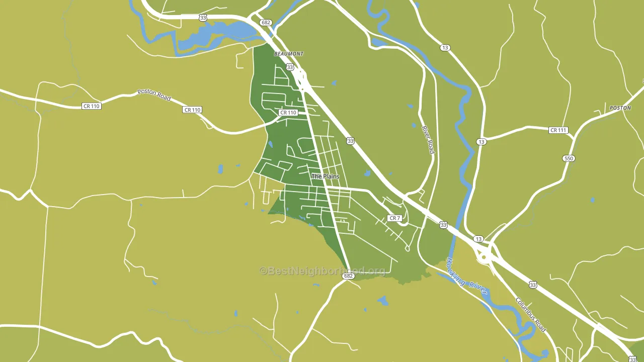 45780, OH block-group voter-turnout map