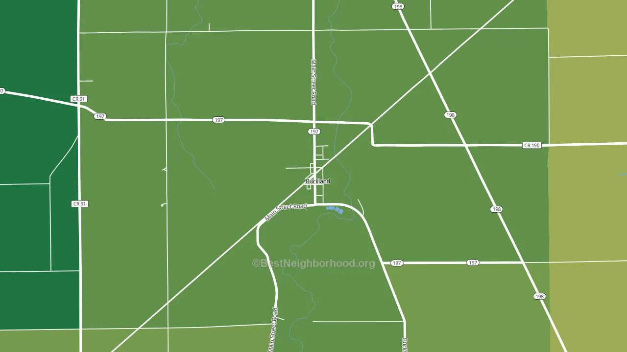 45819, OH block-group voter-turnout map