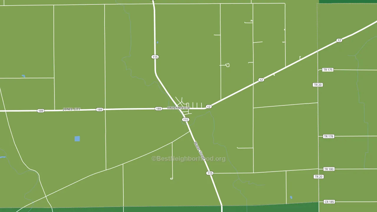 45893, OH block-group voter-turnout map