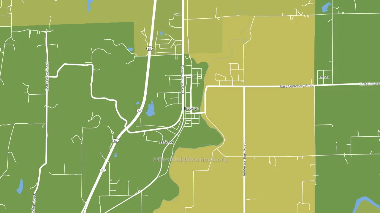 46111, IN block-group voter-turnout map