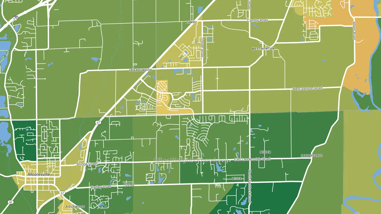 46113, IN block-group voter-turnout map