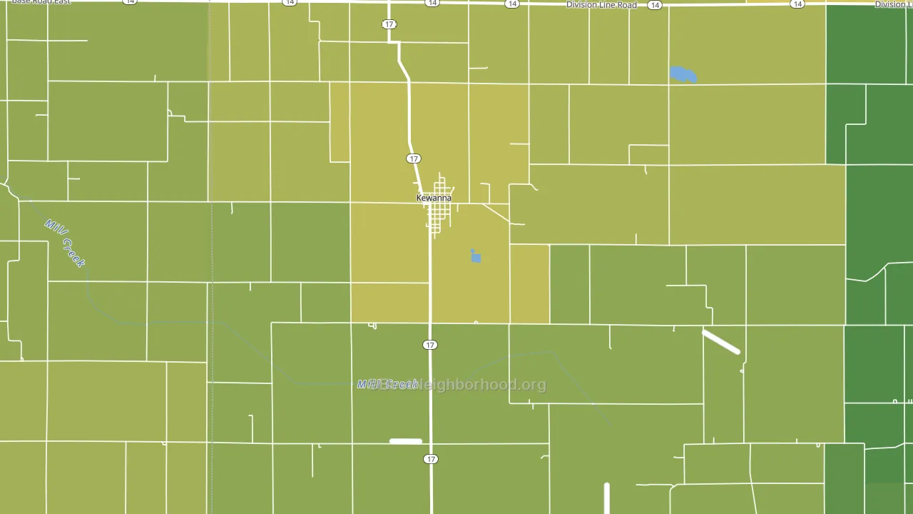 46939, IN block-group voter-turnout map