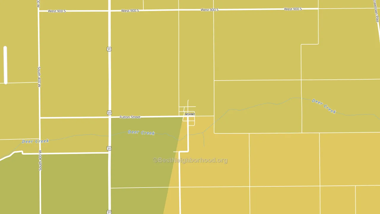 46959, IN block-group voter-turnout map