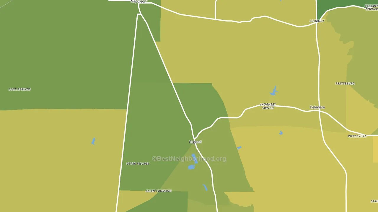 47037, IN block-group voter-turnout map