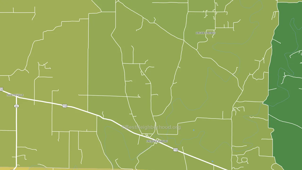 47120, IN block-group voter-turnout map