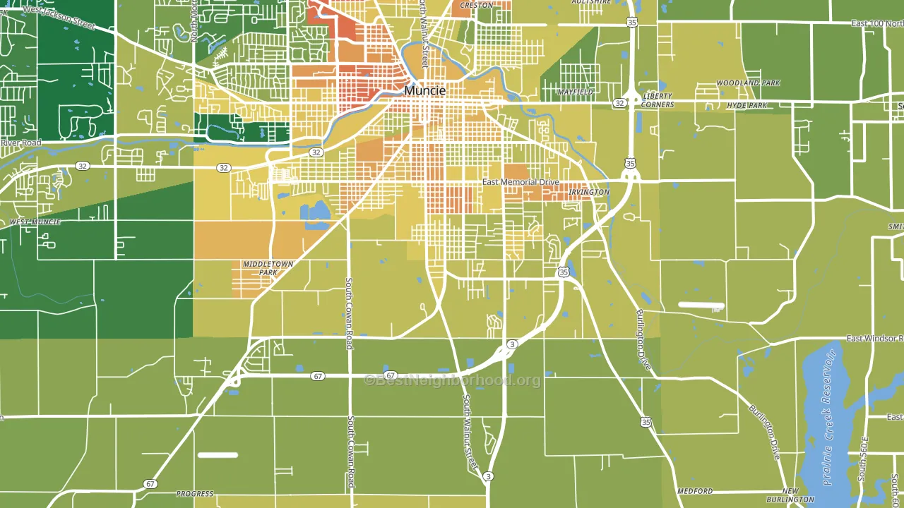 47302, IN block-group voter-turnout map