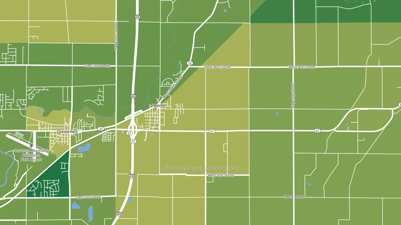 47334, IN block-group voter-turnout map