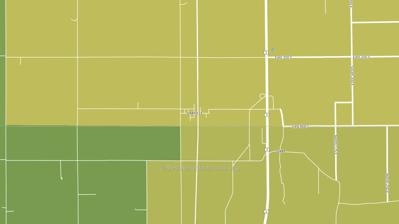 47367, IN block-group voter-turnout map