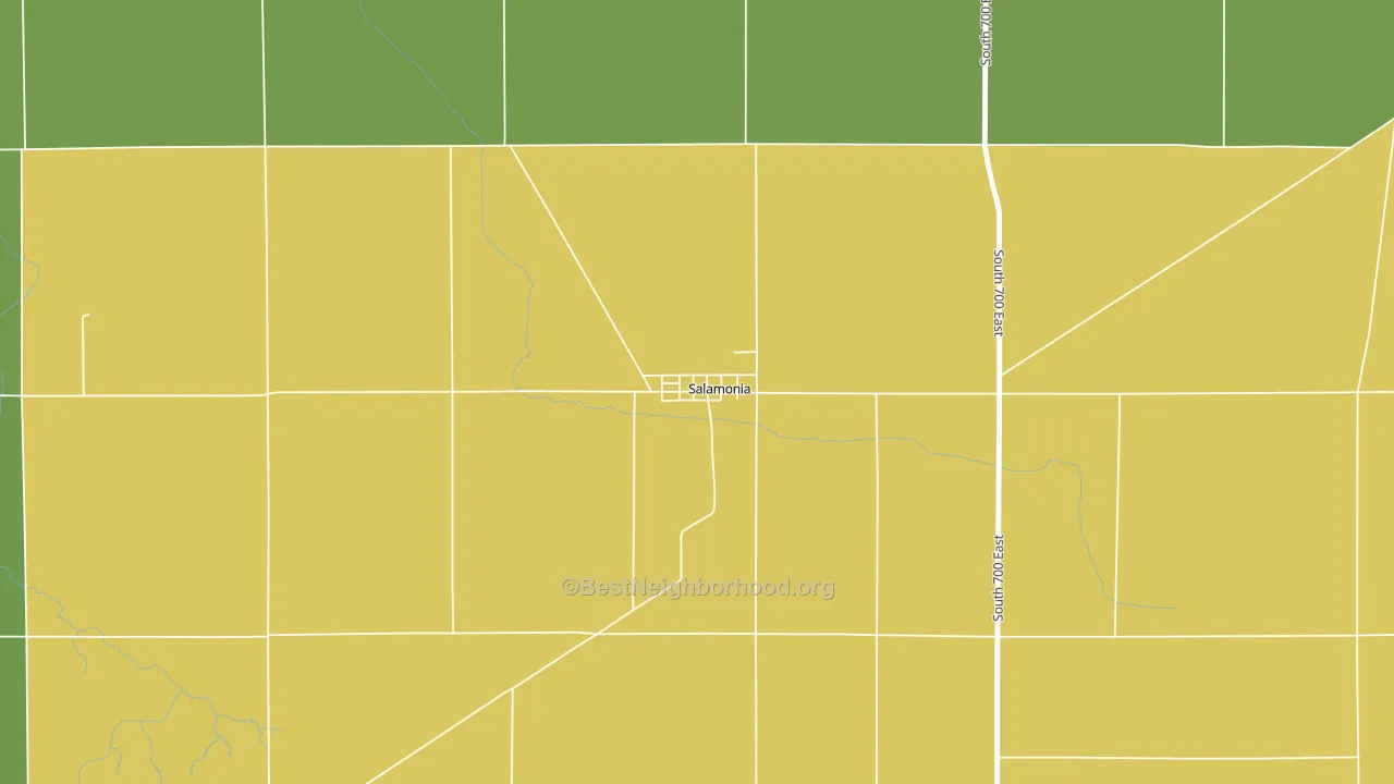 47381, IN block-group voter-turnout map