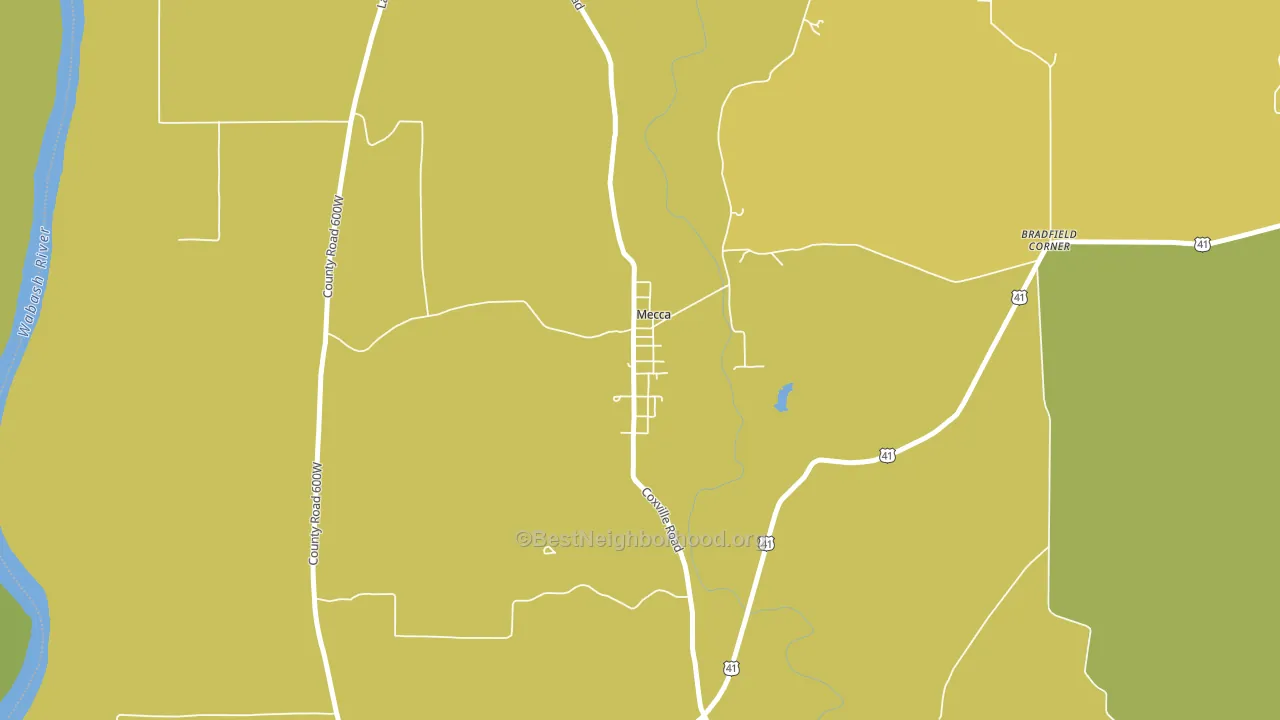 47860, IN block-group voter-turnout map