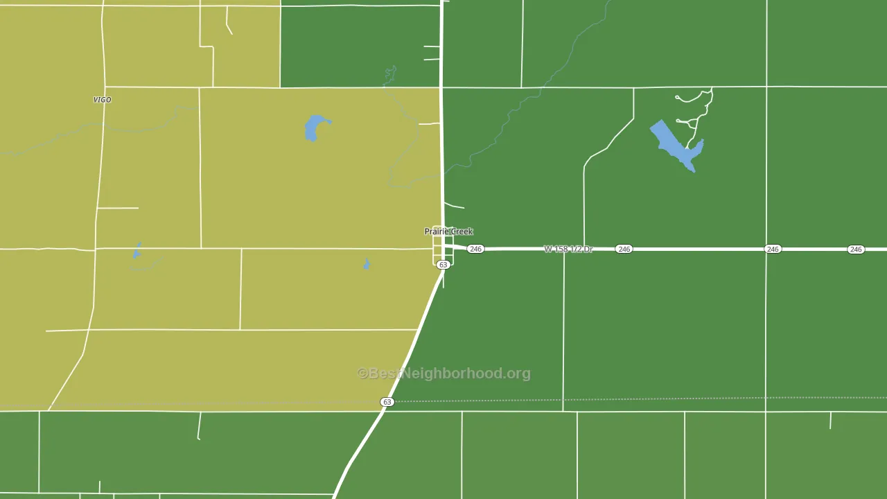 47869, IN block-group voter-turnout map