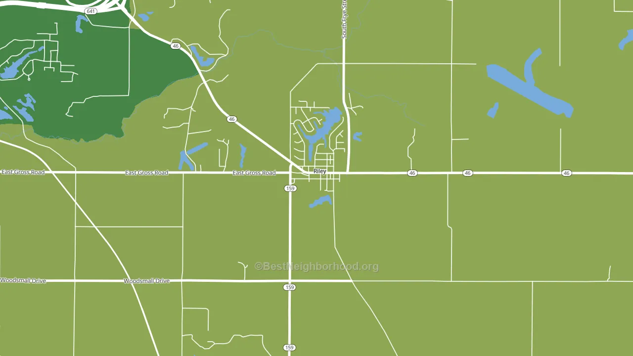 47871, IN block-group voter-turnout map