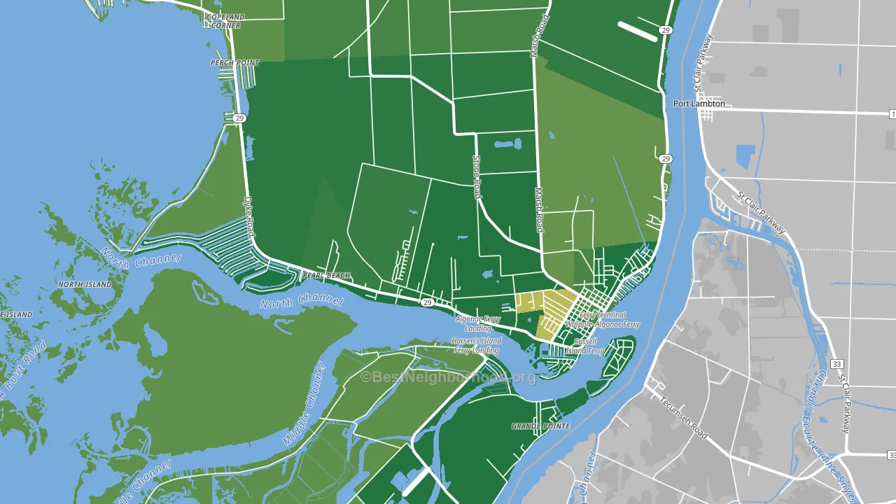 48001, MI block-group voter-turnout map