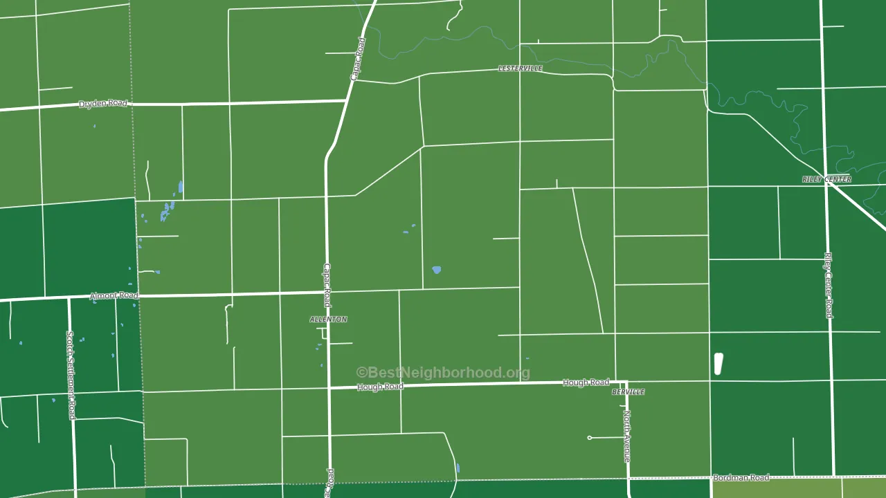 48002, MI block-group voter-turnout map