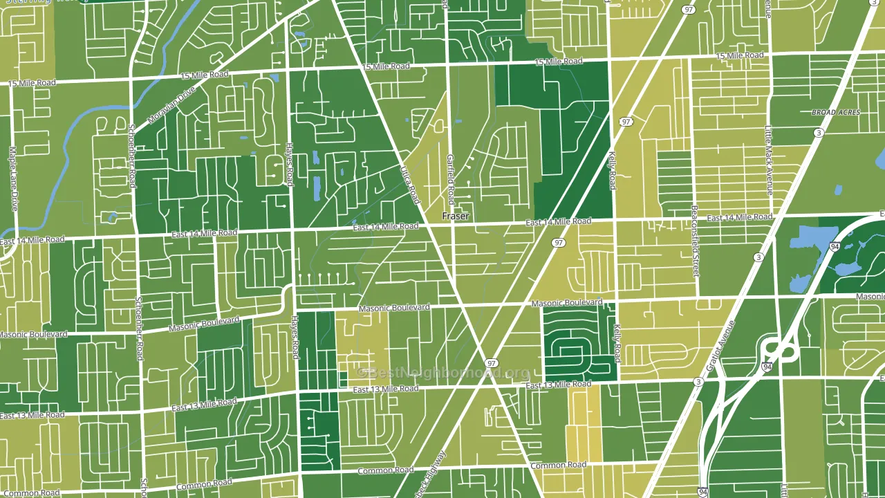 48026, MI block-group voter-turnout map