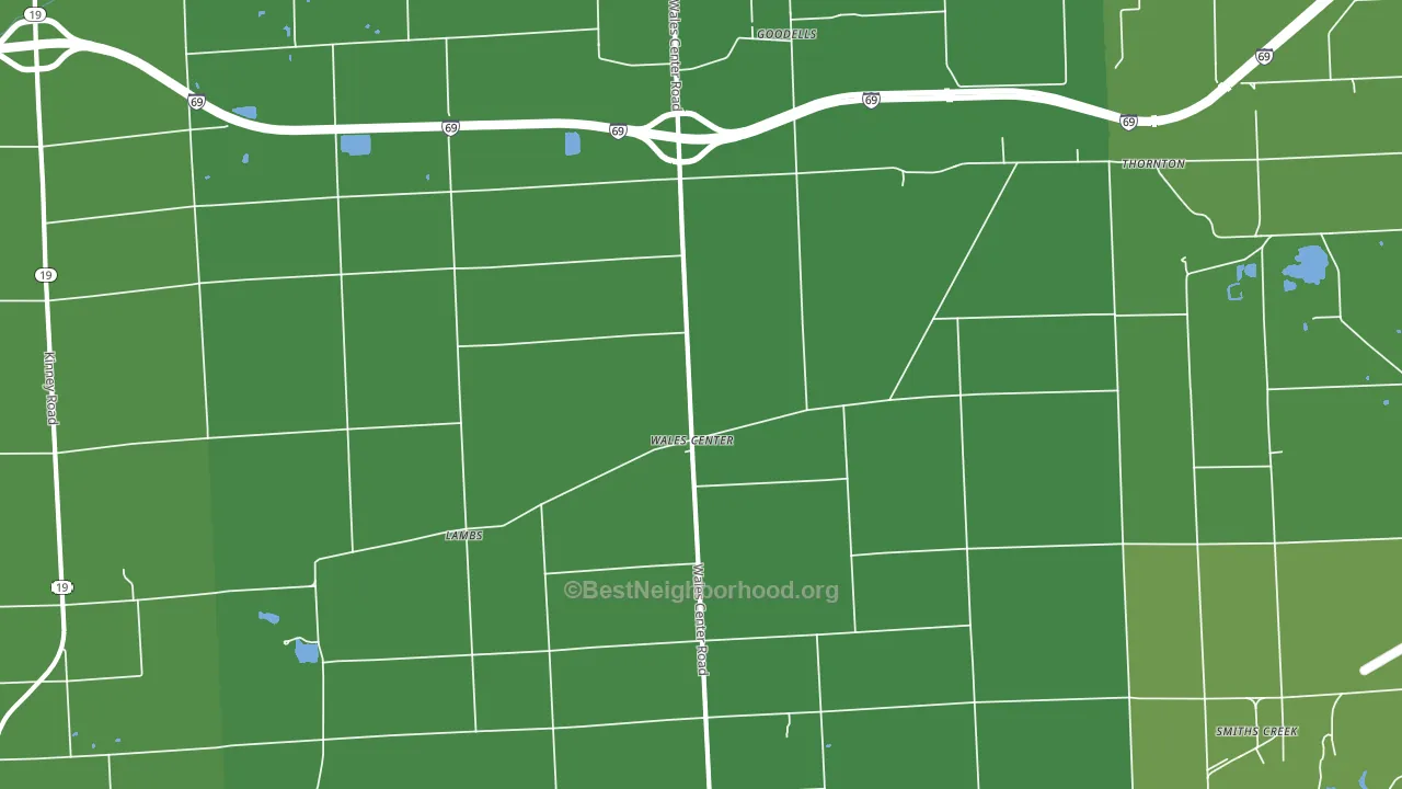 48027, MI block-group voter-turnout map