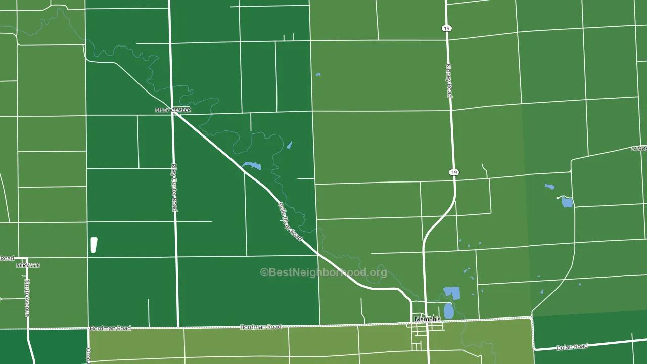 48041, MI block-group voter-turnout map