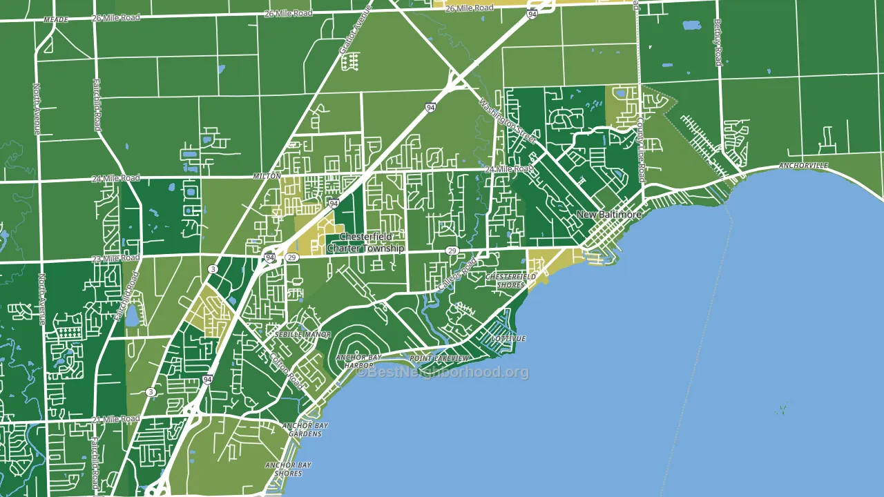 48047, MI block-group voter-turnout map