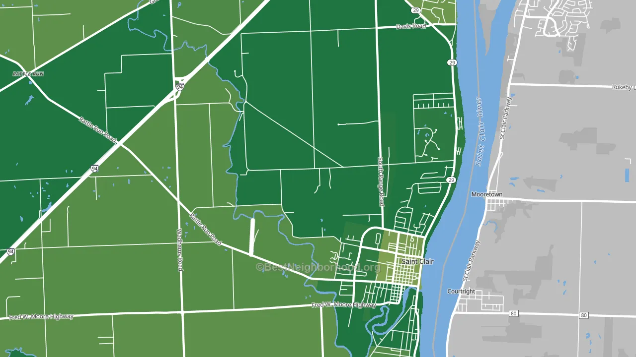 48079, MI block-group voter-turnout map