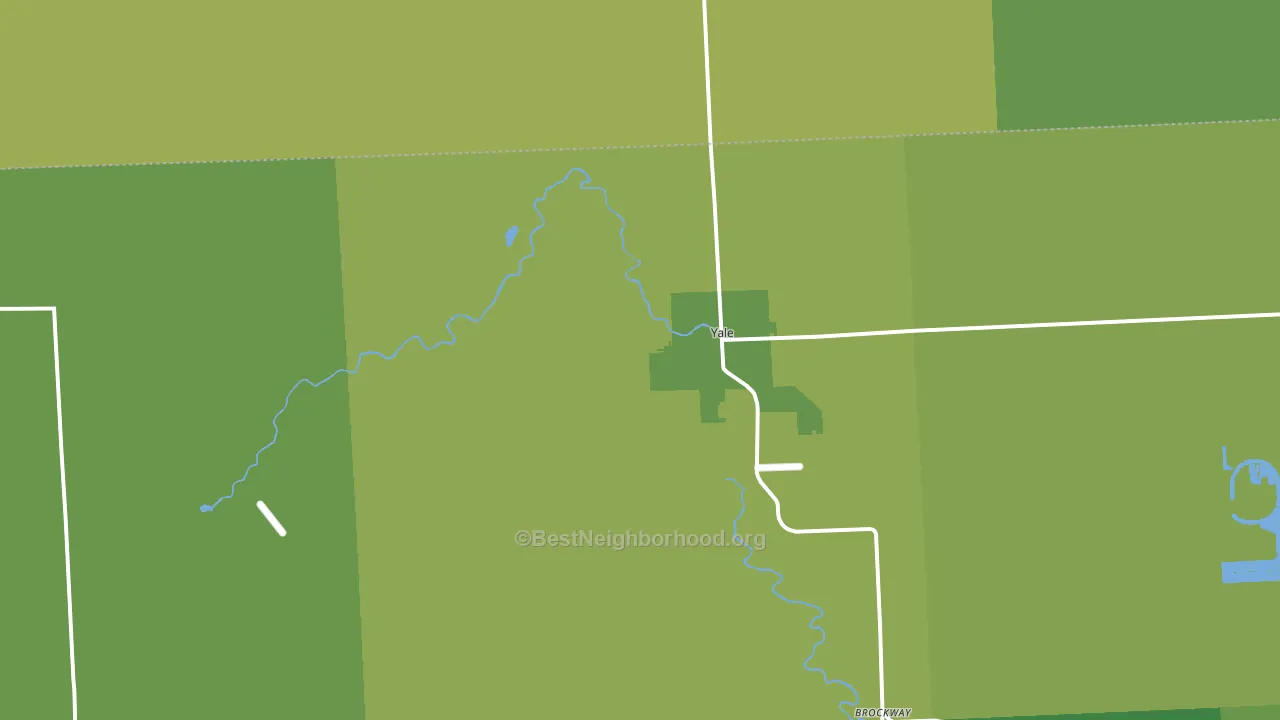48097, MI block-group voter-turnout map